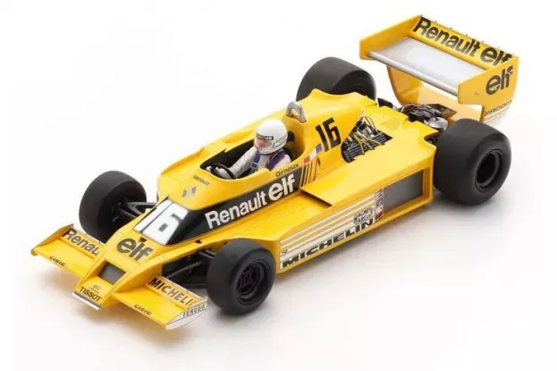 Spark Renault F1 Rs01 N 16 Belgium Gp 1979 R.arnoux 1:18 18S502
