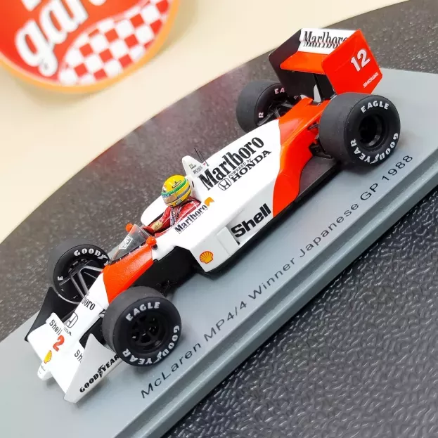 Spark Mclaren F1 Mp4 4 N 12 Winner Japan Gp Ayrton Senna 1988 World Champion 1:43 S5397