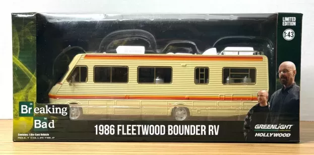 Greenlight Fleetwood Bounder Rv Camper Caravan 1986 Breaking Bad 1:43 86500