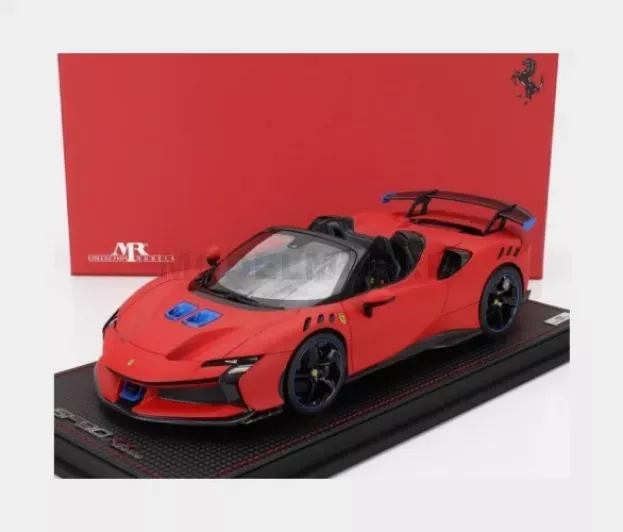 MR Models Ferrari Sf90 Xx Stradale Spider 2024 Con Vetrina With Showcase 1:18 FE042E