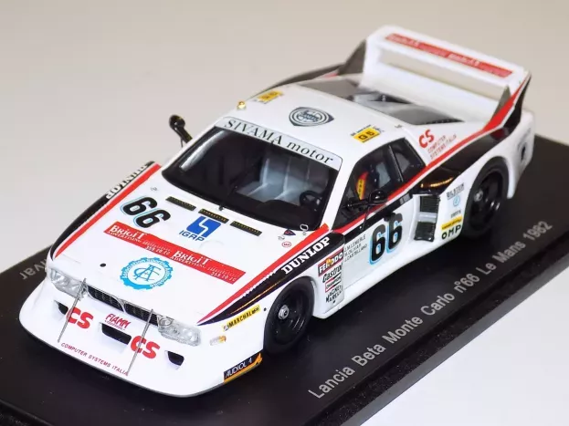 Spark Lancia Beta Montecarlo Turbo Team Sivama Motor N 66 24h Le Mans 1982 J.m.lemerle M.cohen-olivar J.castellano 1:43 S1388