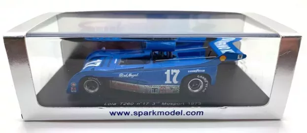 Spark Lola T260 N 17 3rd Mosport Race 1973 B.nagel 1:43 S1136