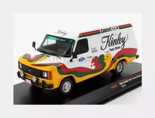 IXO Models Ford Transit Mkii Van Kinley Team Belgium 1978 1:43 RAC283