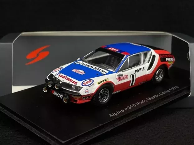 Spark Renault Alpine A310 N 1 Rally Montecarlo 1976 J.c.andruet Y.jouanny 1:43 S5497