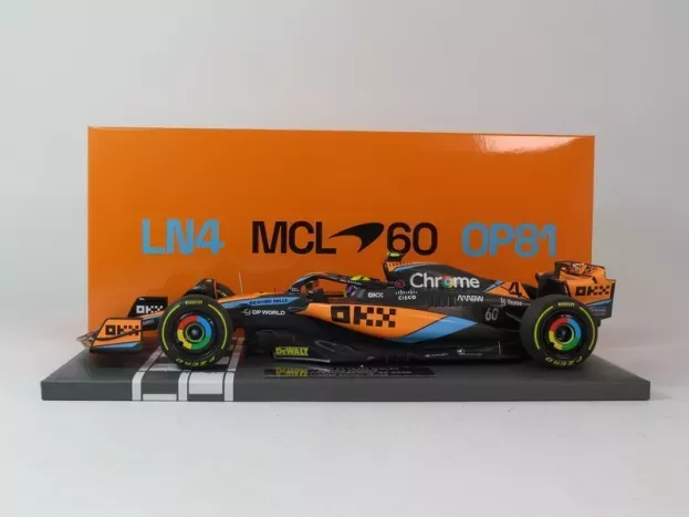 Minichamps Mclaren F1 Mcl60 Team Mclaren N 4 2nd Hungarian Gp 2023 Lando Norris 1:18 537233004