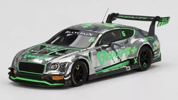 Truescale Bentley Continental Gt3 N 6 Blancpain Gt Asia 2018 J.pepper 1:43 TSM430563
