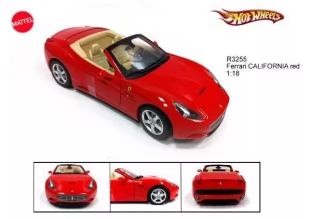 Hot Wheels Ferrari New California Spider 2009 1:18 R3255