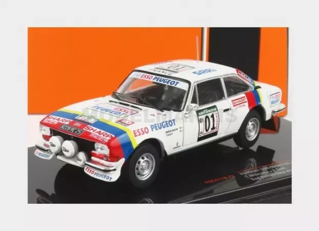 IXO Models Peugeot 504 Coupe V6 night Version N 01 2nd Rally Cote D'ivoire 1978 T.makinen J.todt 1:43 RAC417B.22