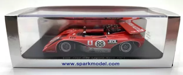 Spark Lola T222 N 88 Laguna Seca 1971 H.kazato 1:43 S1141