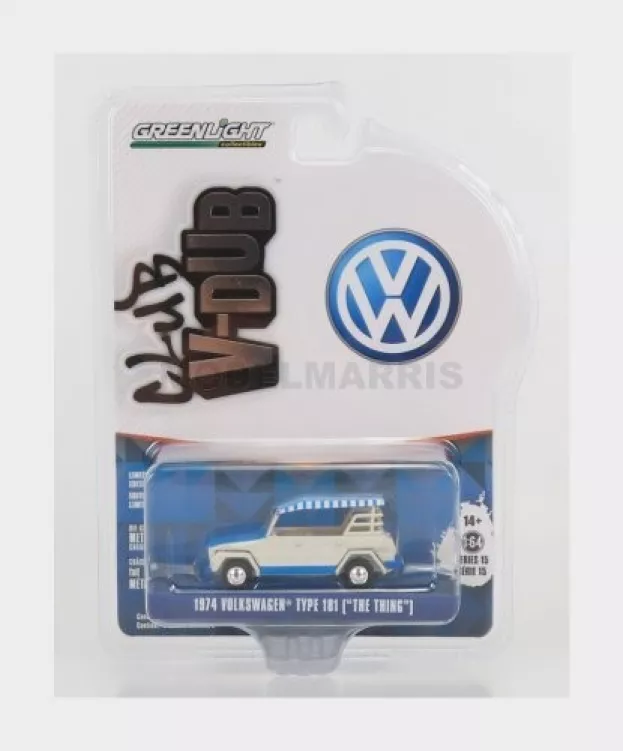 Greenlight Volkswagen Type 181 Cabriolet Closed 1974 1:64 36060D