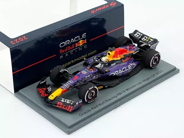 Spark Red Bull F1 Rb19 Team Oracle Red Bull Racing N 1 World Champion Winner Las Vegas Usa Gp 2023 Max Verstappen 1:43 S8934