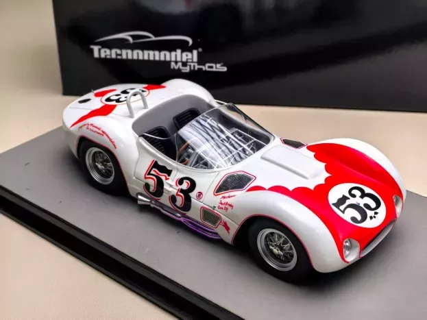 Tecnomodel Maserati Tipo 61 Birdcage N 53 Winner Riverside Time Gp 1960 Bill Krause 1:18 TM18-276C