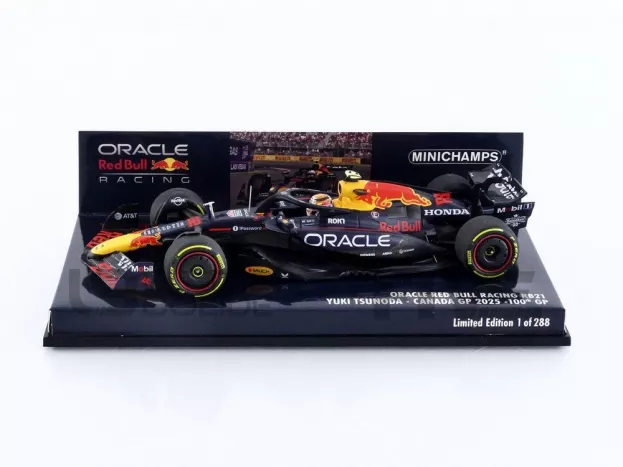 Minichamps Red Bull F1 Rb21 Team Oracle Red Bull Racing N 22 Canada Gp 2025 100th Gp Yuki Tsunoda 1:43 417251022