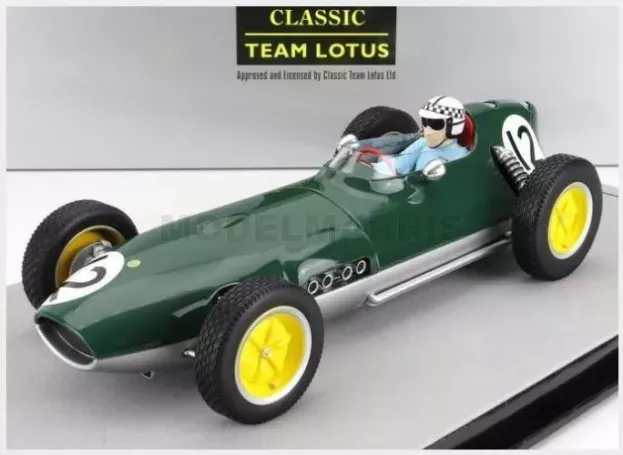 Tecnomodel Lotus F1 16 N 12 Dutch Gp with Pilot Figure 1959 Innes Ireland 1:18 TMD18-123A