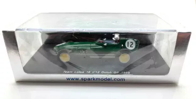 Spark Lotus F1 16 N 12 Dutch Gp 1959 Innes Ireland 1:43 S1837