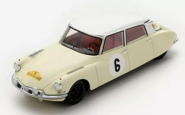 Spark Citroen Ds19 Police 6 Winner Rally Routes Du Nord 1963 L.bianchi P.ickx 1:43 SF230