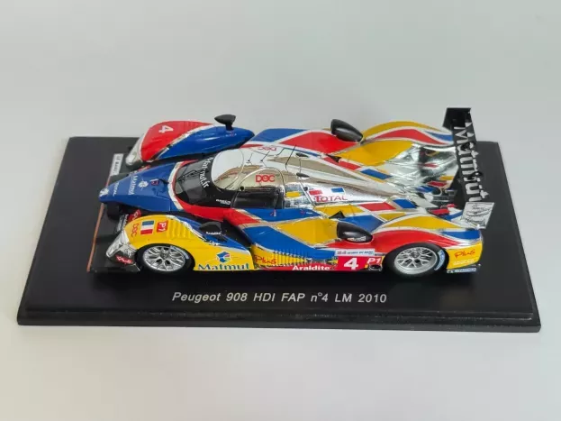 Spark Peugeot 908 Hdi Fap Team Oreca Matmut N 4 24h Le Mans 2010 Panis Lapierre Duval 1:43 S1294