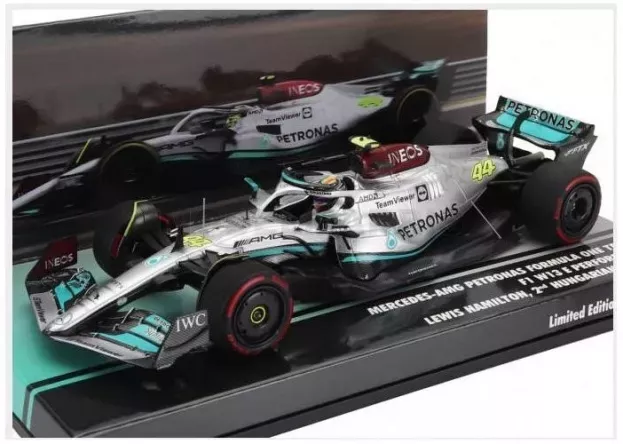 Minichamps Mercedes F1 W13e Team Mercedes-amg Petronas F1 N 44 2nd Hungarian Gp 2022 Lewis Hamilton 1:43 447221344