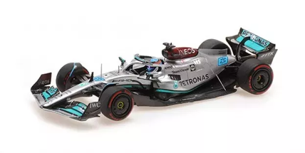 Minichamps Mercedes F1 W13e Team Mercedes-amg Petronas F1 N 63 Pole Position Hungarian Gp 2022 George Russell 1:43 417223163