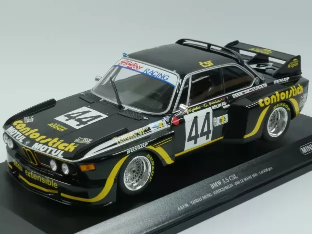 Minichamps Bmw 3.5 Csl Team Aspm Tanday Music N 44 24h Le Mans 1976 J.c.justice Jean Belin 1:18 155762644