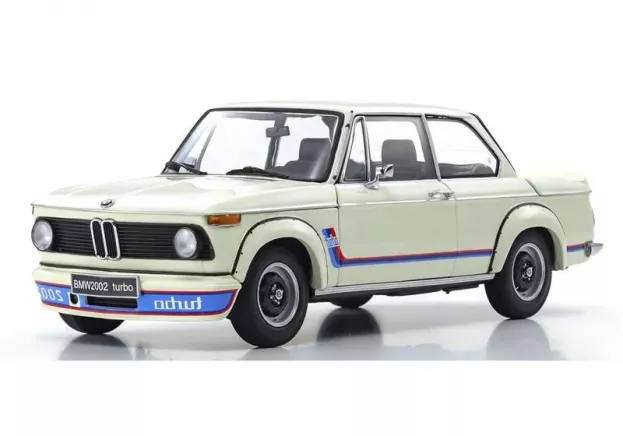 Kyosho Bmw 2002 Turbo white 1:18 KS08544W