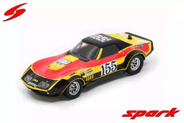 Spark Chevrolet Corvette C3 N 155 Tour De France 1970 H.greder J.c.perramond 1:43 SF283