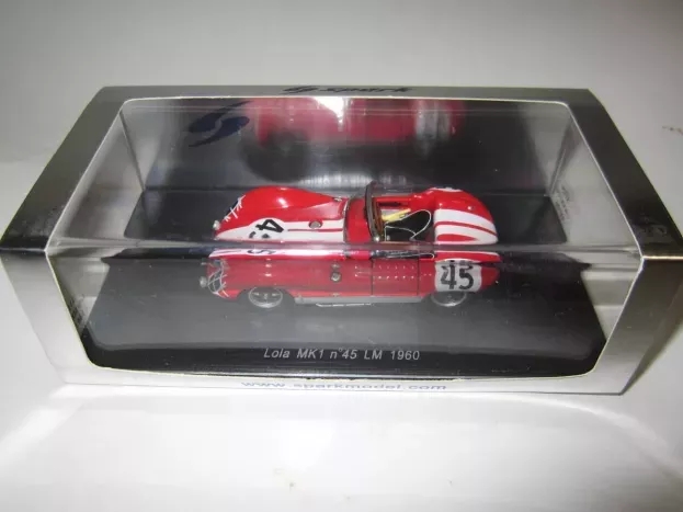 Spark Lola Mki N 45 24h Le Mans 1960 Voegele Ashdown 1:43 S1129