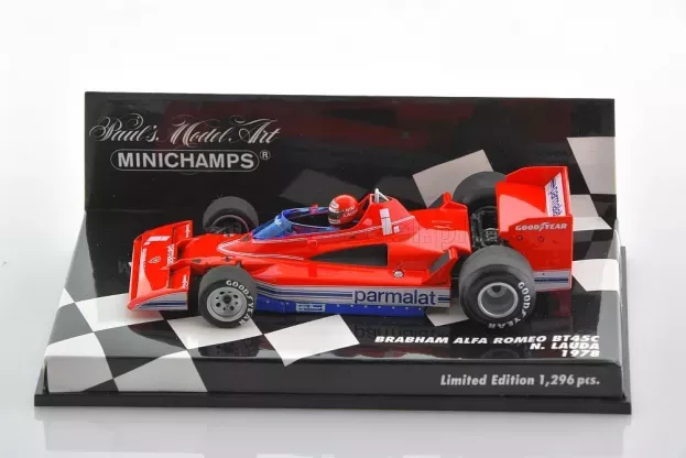 Minichamps Alfa Romeo F1 Brabham Bt45c N 1 Season 1978 N.lauda 1:43 400780001