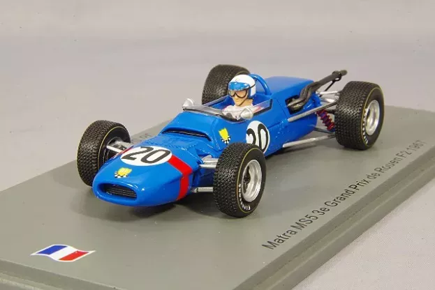 Spark Matra Simca F2 M5s N 20 3rd De Rouen Gp 1966 J.schlesser 1:43 SF183
