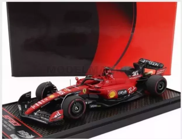 BBR Ferrari F1 Sf-23 Team Scuderia Ferrari N 16 3rd Belgium Gp 2023 Charles Leclerc 1:43 BBRC289A