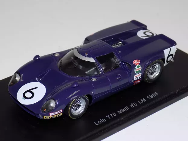 Spark Lola T70 Mkiii N 6 Le Mans 1968 U.norinder S.axelsson 1:43 S1432