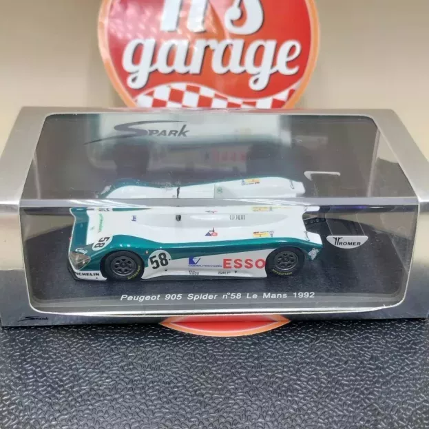 Spark Peugeot 905 Spider N 58 Le Mans 1992 Gonin Artzet Petit 1:43 S1277