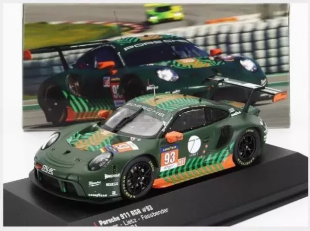 IXO Models Porsche 911 991-2 Rsr Team Proton Competition N 93 Elms 2021 Michael Fassbender Richard Lietz Felipe Fernandez Laser 1:43 LEGT43-23007