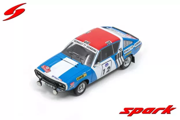Spark Renault R17 N 12 Winner Rally Press On Regardless 1974 J.l.therier C.delferrier 1:43 S6444