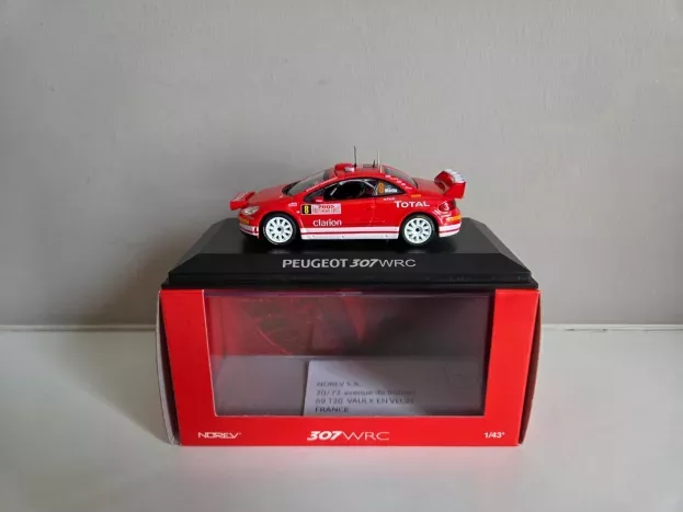 Norev Peugeot 307 Wrc N 8 night Version Rally Montecarlo 2005 M.martin M.park 1:43 473793