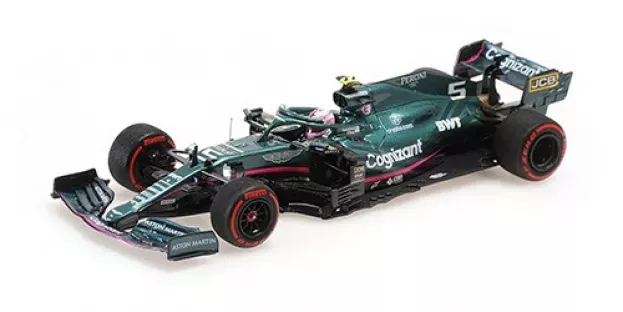 Minichamps Aston Martin F1 Amr21 Mercedes M12 Eq Power+ Team Cognizant Formula One N 5 2nd Azerbaijan Gp 2021 Sebastian Vettel 1:43 417210705