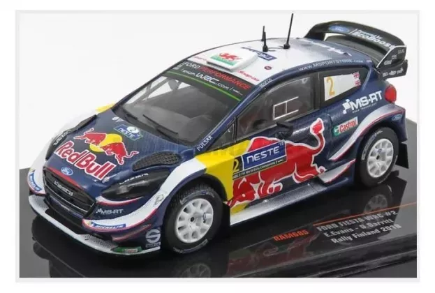 IXO Models Ford Fiesta Wrc Red Bull N 2 Rally Finland 2018 E.evans D.barritt 1:43 RAM685