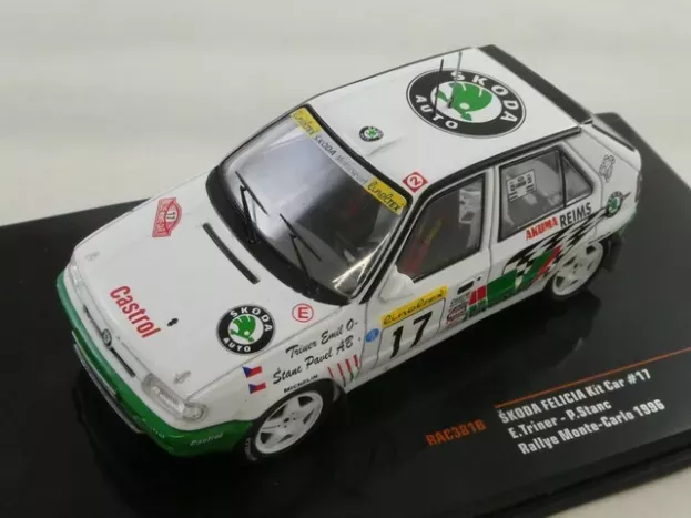 IXO Models Skoda Felicia N 17 Rally Montecarlo 1996 E.triner P.stanc 1:43 RAC381B