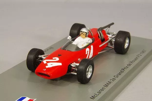 Spark Mclaren F2 M4a N 24 2nd Rouen Gp 1967 B.mclaren 1:43 SF177
