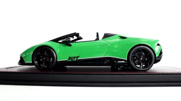 MR Models Lamborghini Huracan Evo Spider 2018 Con Vetrina With Showcase 1:18 LAMBO037SB