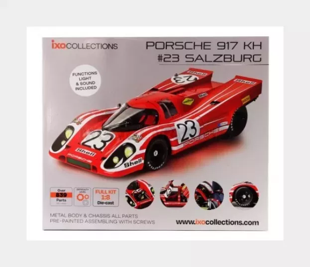 IXO Models Porsche 917k 4.9l Team Salzburg N 23 Winner 24h Le Mans 1970 Hans Herrmann Richard Attwood 1:8 20010119