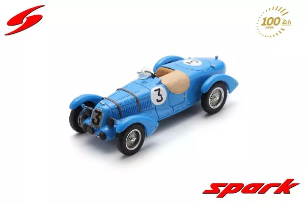 Spark Talbot T26 4.5l Team Luigi Chinetti N 3 24h Le Mans 1938 P.etancelin L.chinetti 1:43 S9441