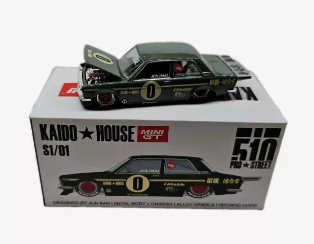 Mini-GT Datsun 510 Kaido House Designed By Jun Imai N 0 Racing 1971 1:64 KHMG001