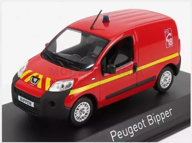 Norev Peugeot Bipper Van Fire Engine 2009 1:43 479838