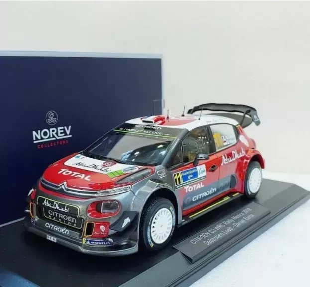 Norev Citroen C3 Wrc Abu Dhabi N 11 Rally Mexico 2018 S.loeb D.elena 1:18 181638