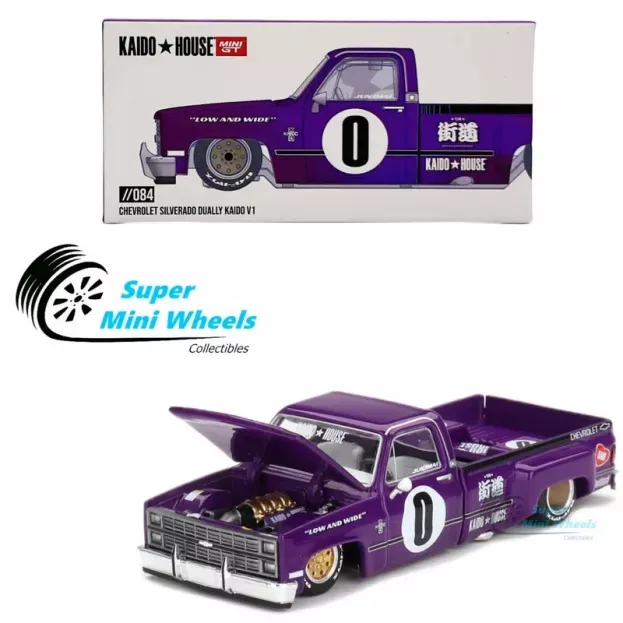 Mini-GT Chevrolet Silverado Dually Pick-up N 0 Kaido House V1 1979 1:64 KHMG084