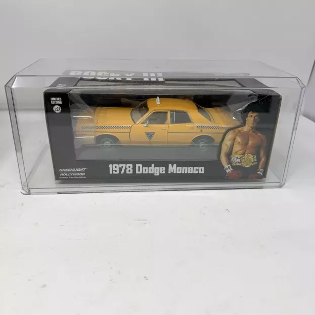 Greenlight Dodge Monaco Taxi City Cab Co 1978 Rocky Iii Movie 1:24 84161