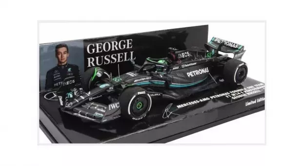 Minichamps Mercedes F1 W14 Team Mercedes-amg Petronas Formula One N 63 7th Bahrain Gp 2023 George Russell 1:43 417230163