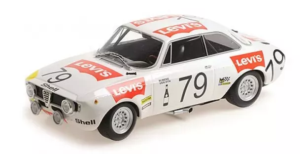 Minichamps Alfa Romeo Giulia Gt 1300 Gta Junior Levi's Shell N 79 24h Spa 1971 P.rubens C.a.van Ryn 1:18 155711279