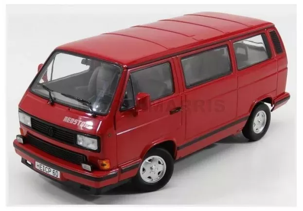 Norev Volkswagen T3 Multivan Minibus Red Star 1992 1:18 188542
